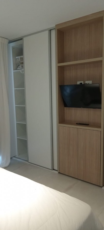 Departamento 2 ambientes (2A) NESTING PINAMAR. Frente. Incluye Cochera Cubierta.