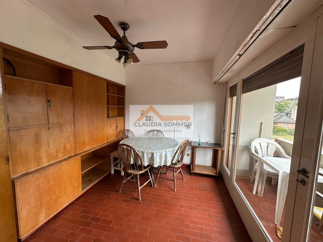 RESERVADO DEPARTAMENTO CON GAS NATURAL + BAULERA A 1 CUADRA DEL MAR