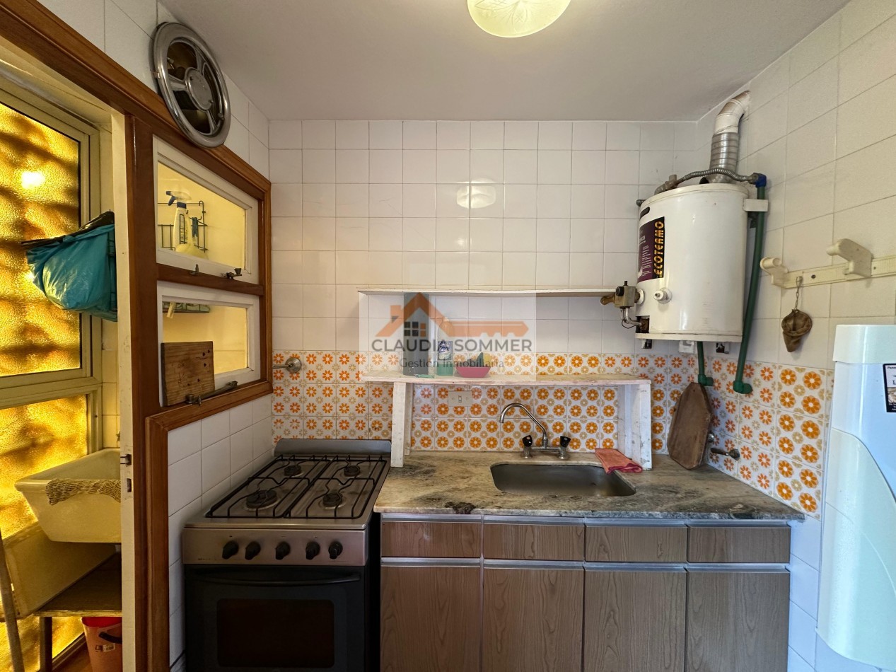 RESERVADO DEPARTAMENTO CON GAS NATURAL + BAULERA A 1 CUADRA DEL MAR