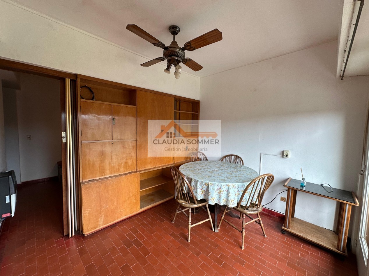 RESERVADO DEPARTAMENTO CON GAS NATURAL + BAULERA A 1 CUADRA DEL MAR