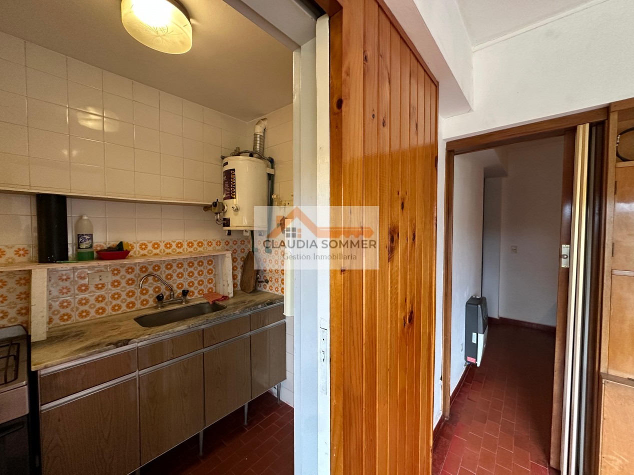 RESERVADO DEPARTAMENTO CON GAS NATURAL + BAULERA A 1 CUADRA DEL MAR