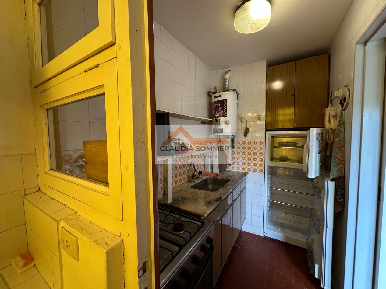RESERVADO DEPARTAMENTO CON GAS NATURAL + BAULERA A 1 CUADRA DEL MAR